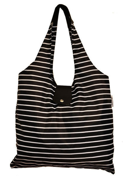 Taco Tote | Black/Natural Stripe