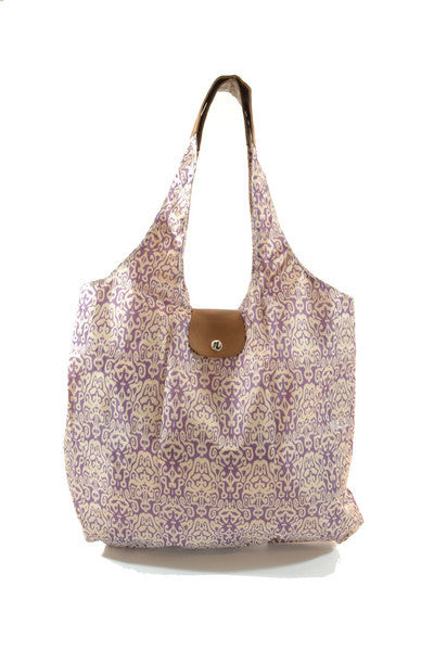 Italia Shopper - Bellflower Ikat - Travel Tote - Reusable Bag 